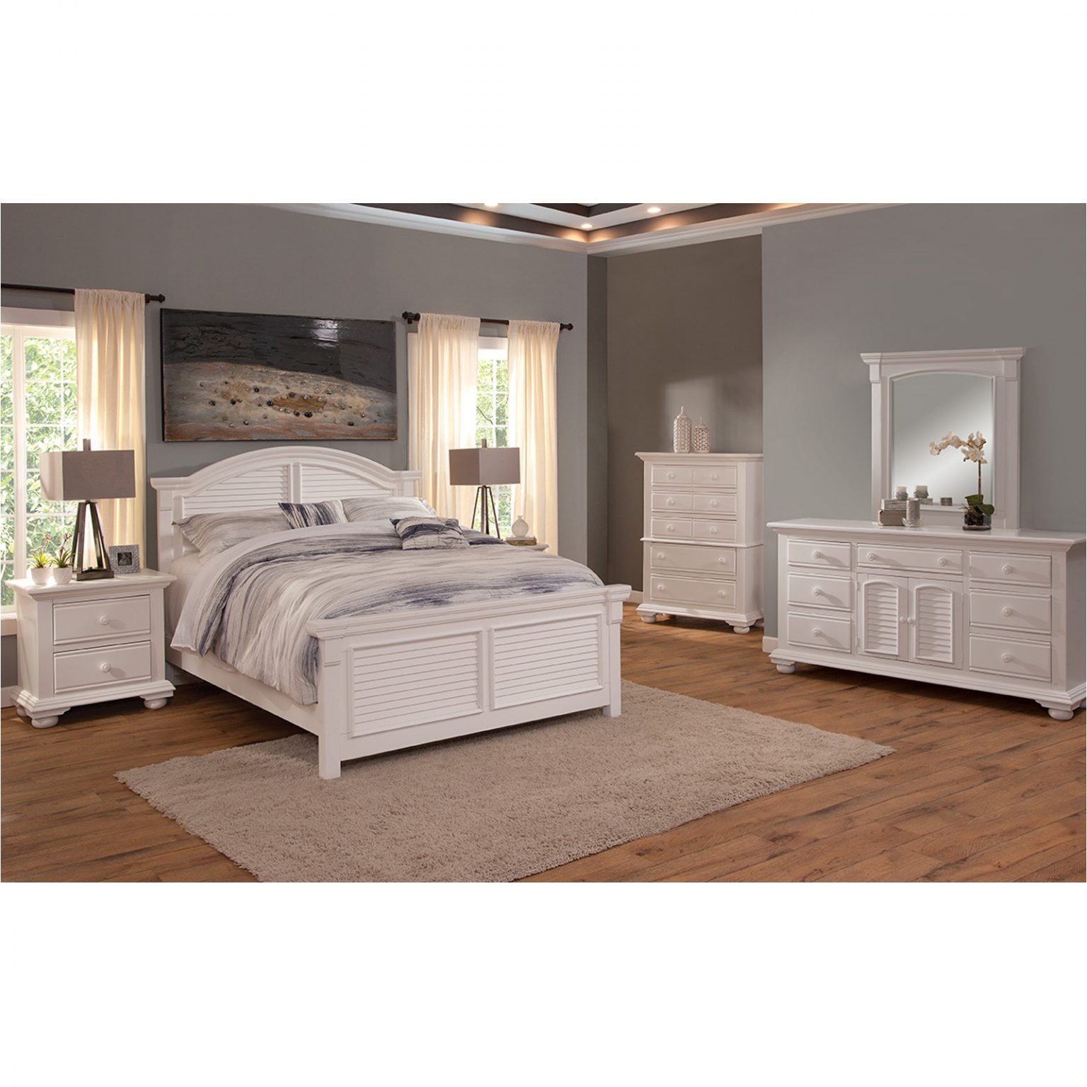 6510 Cottage Traditions Master Bedroom – American Woodcrafters